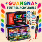 Feutre acrylique Guangna à l’unité – couleurs 600 à 887