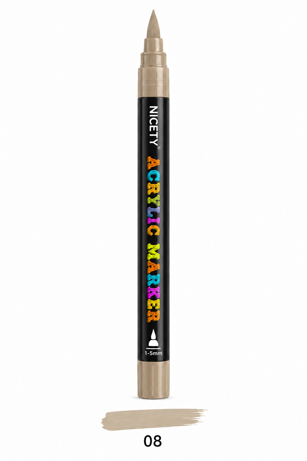 Feutre acrylique NICETY 120 Brush Tip – À l'unité