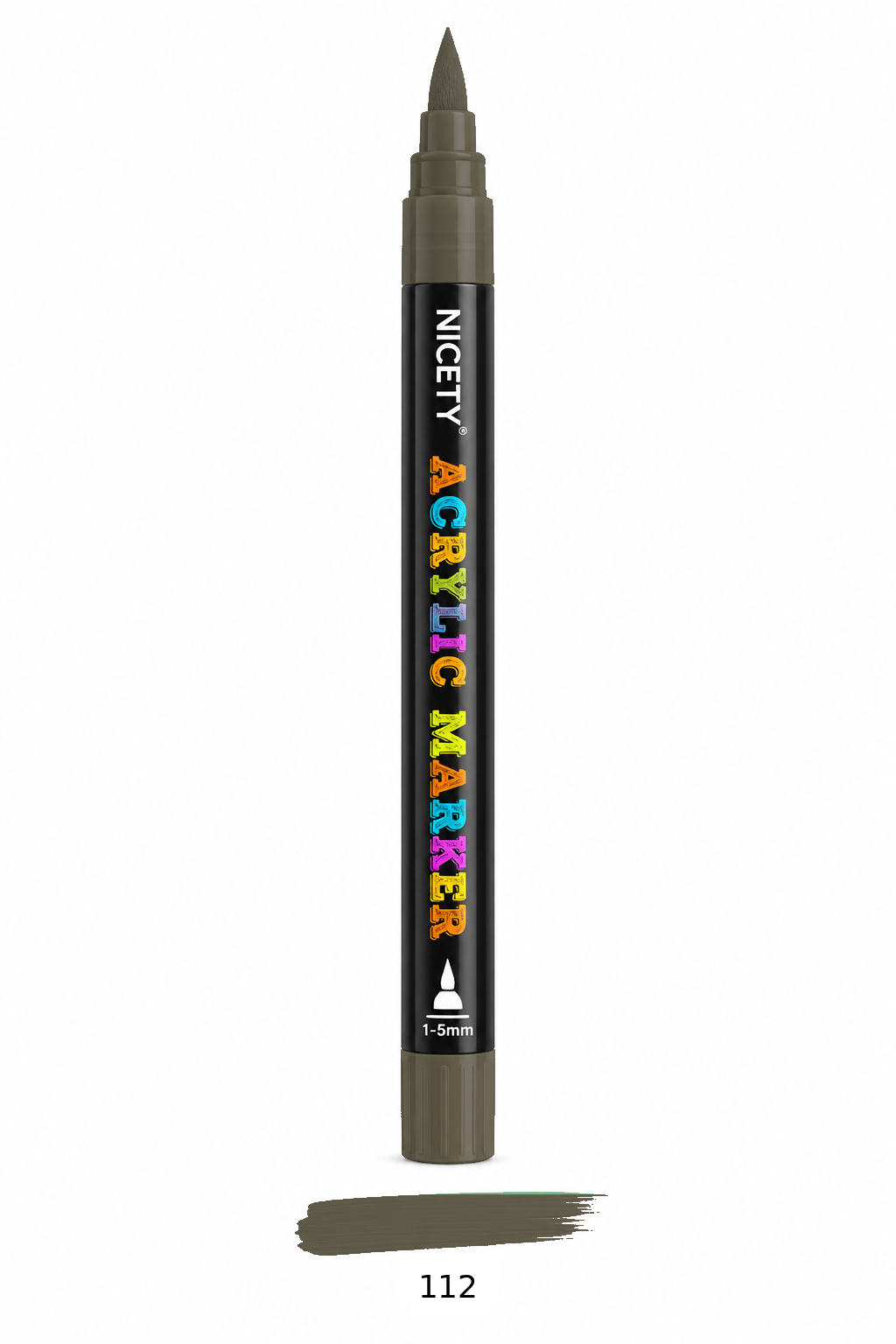 Feutre acrylique NICETY 120 Brush Tip – À l'unité