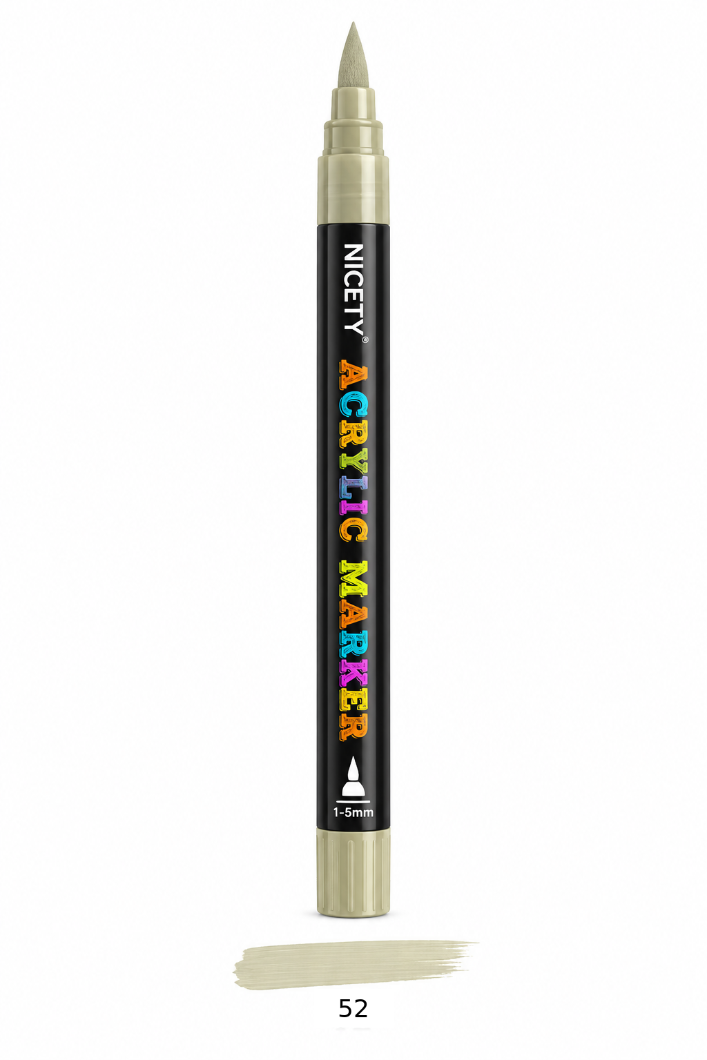 Feutre acrylique NICETY 120 Brush Tip – À l'unité