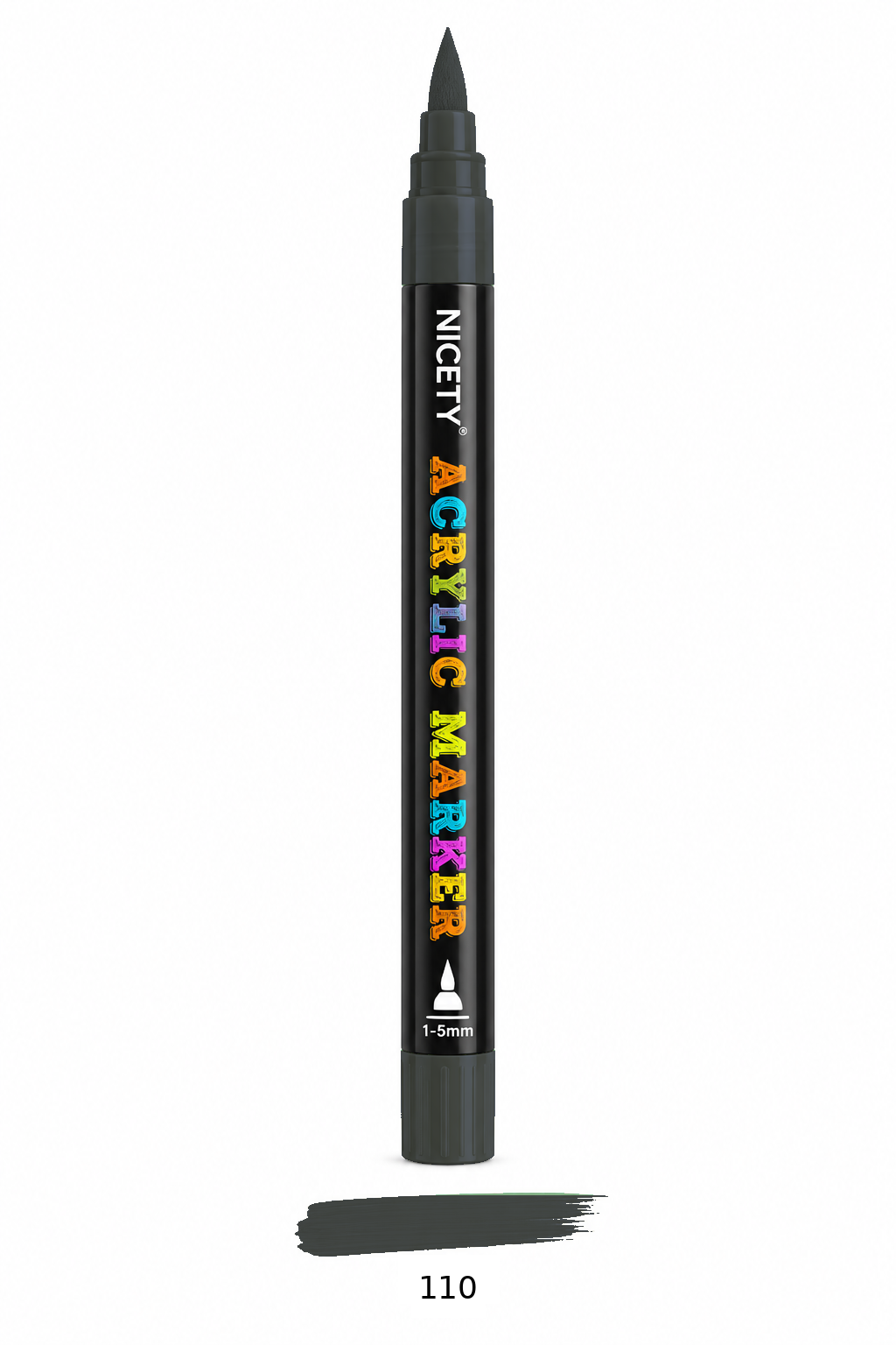 Feutre acrylique NICETY 120 Brush Tip – À l'unité