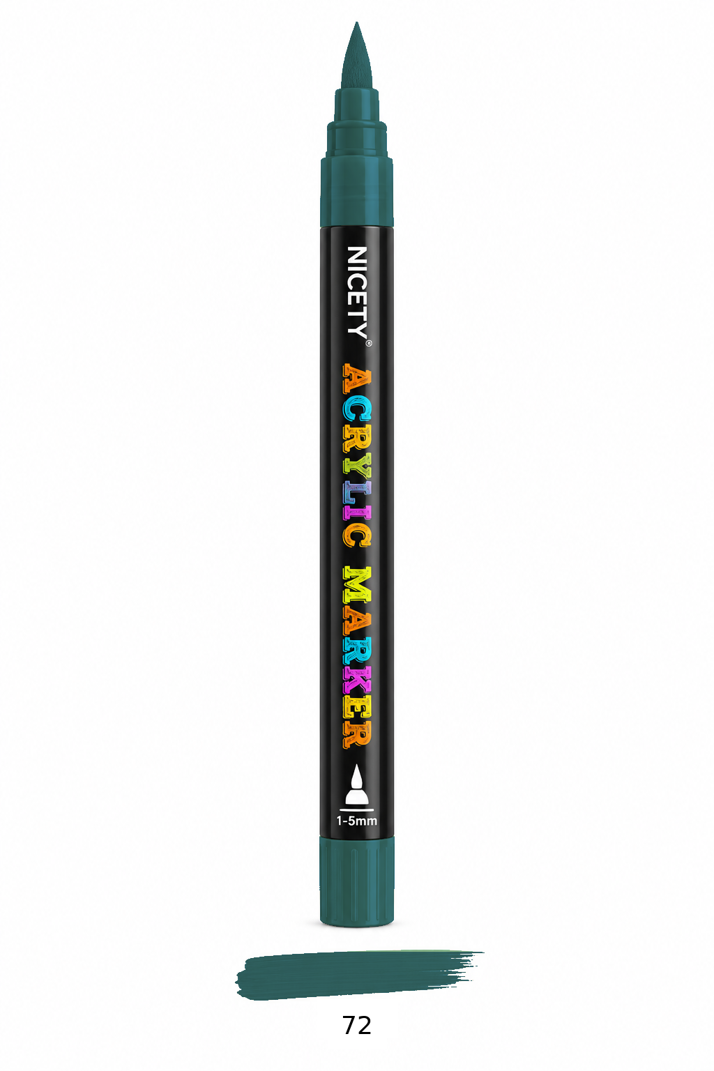 Feutre acrylique NICETY 120 Brush Tip – À l'unité