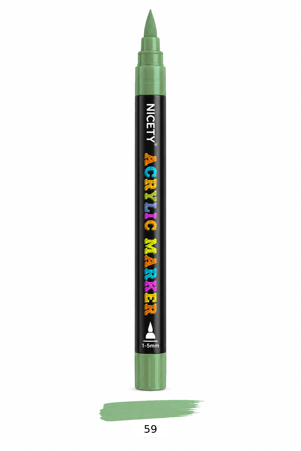 Feutre acrylique NICETY 120 Brush Tip – À l'unité