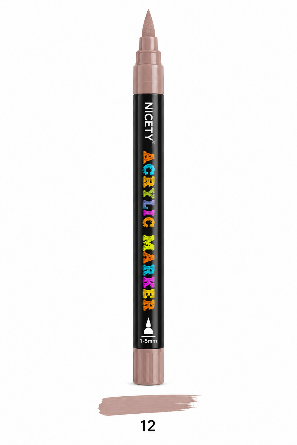 Feutre acrylique NICETY 120 Brush Tip – À l'unité