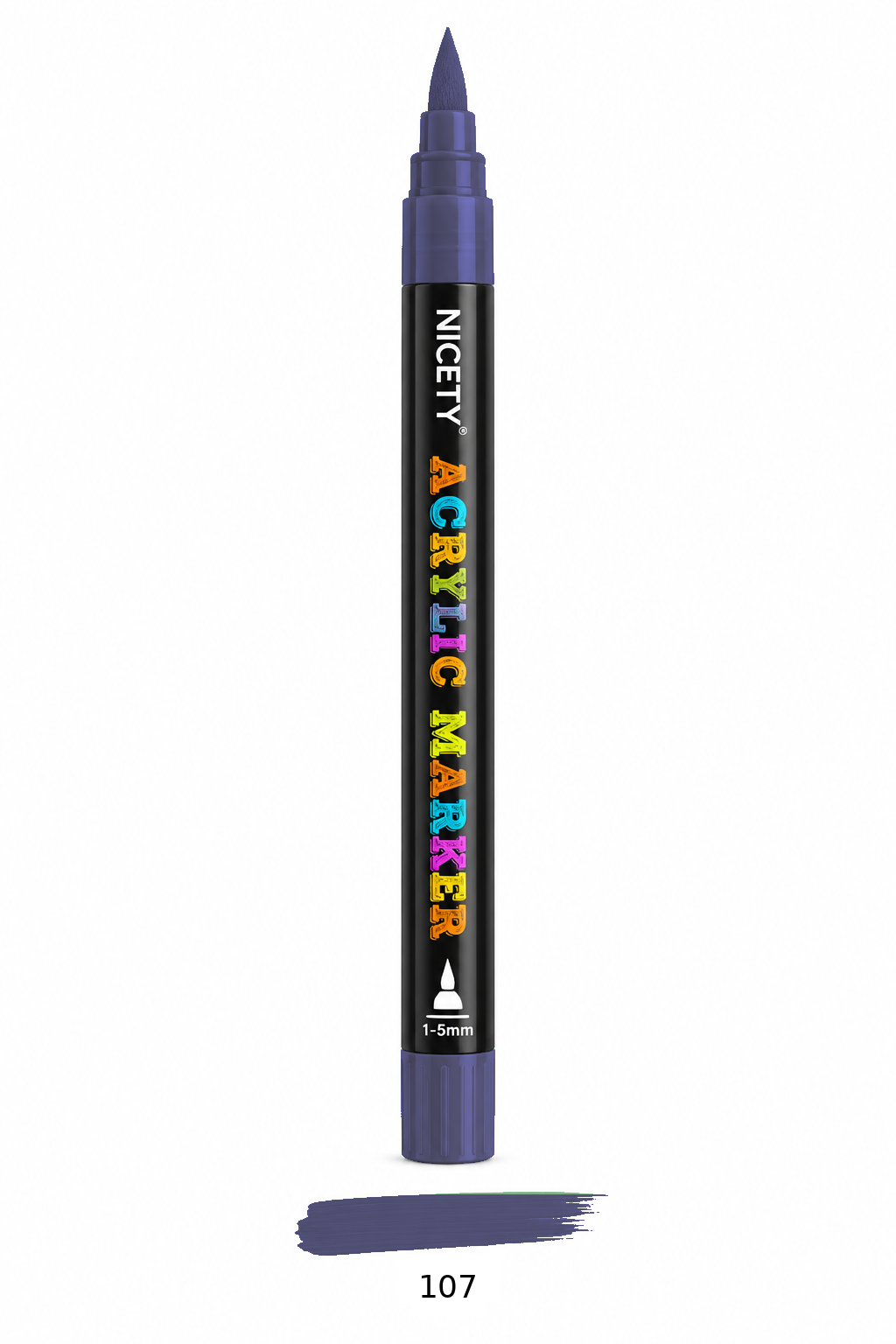 Feutre acrylique NICETY 120 Brush Tip – À l'unité