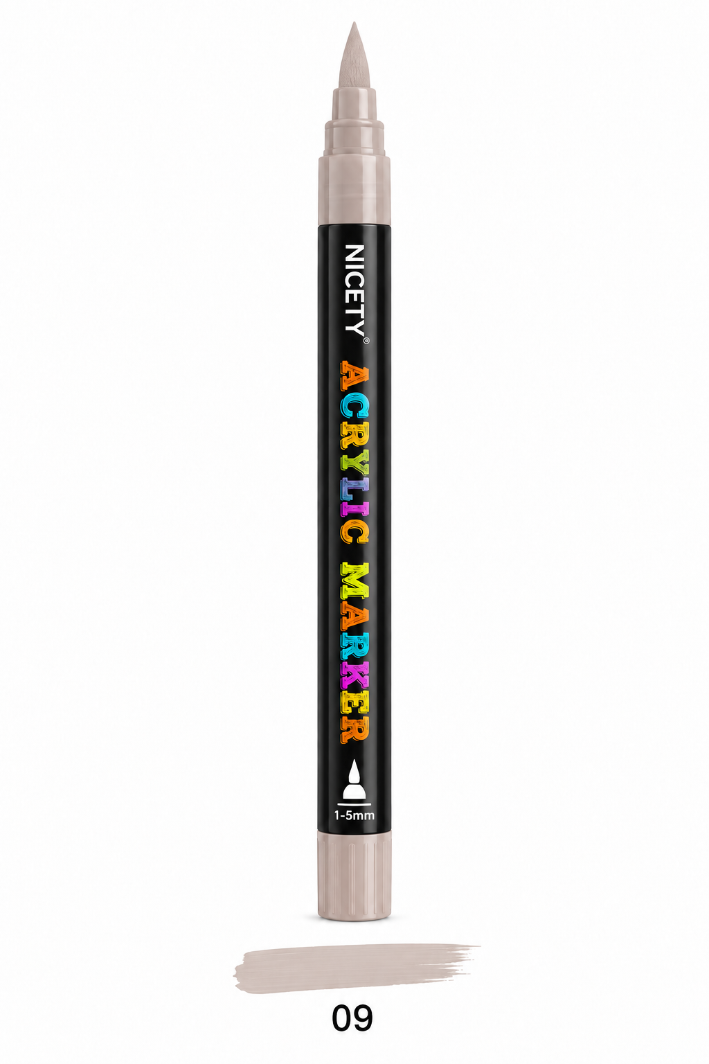Feutre acrylique NICETY 120 Brush Tip – À l'unité