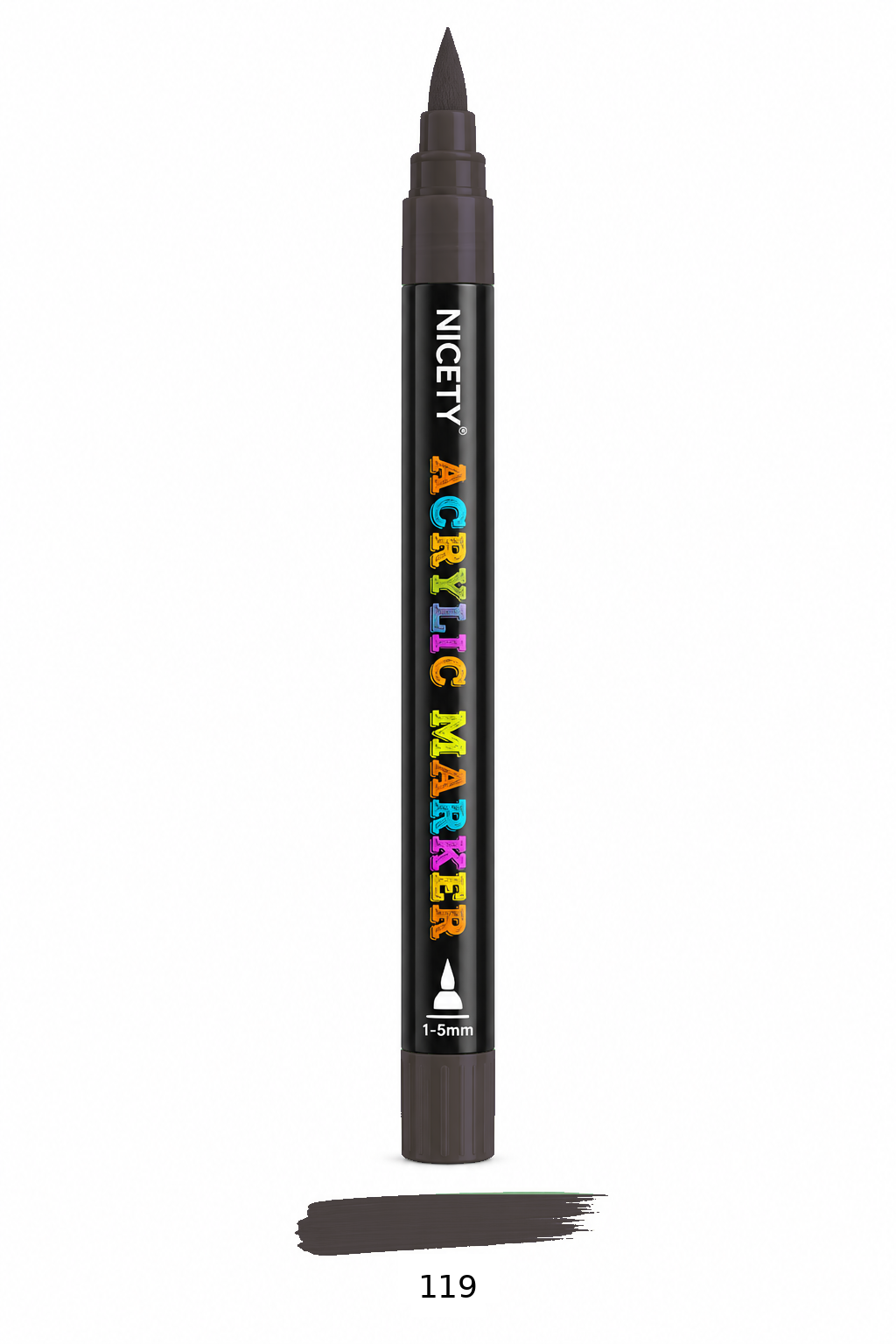 Feutre acrylique NICETY 120 Brush Tip – À l'unité