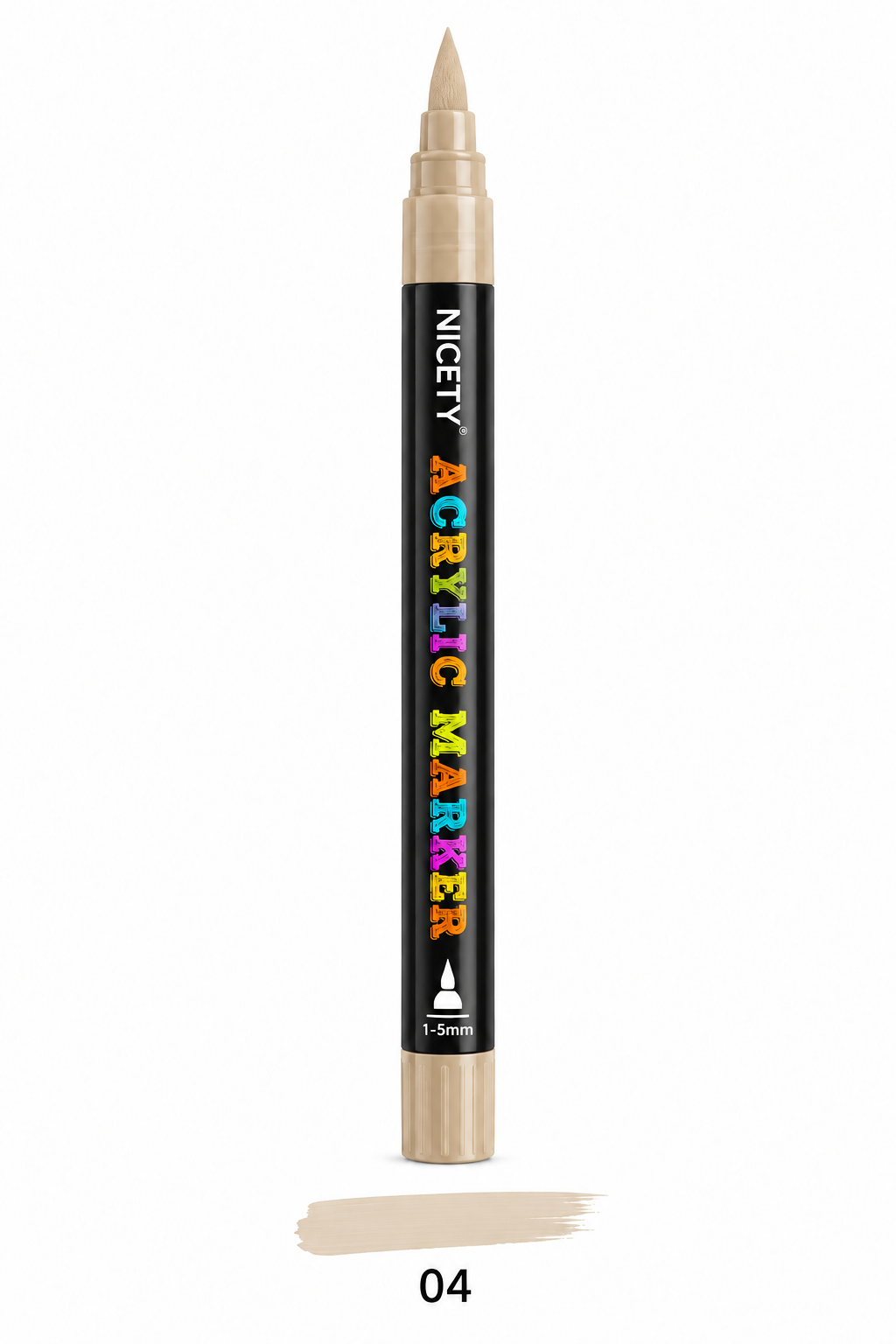 Feutre acrylique NICETY 120 Brush Tip – À l'unité