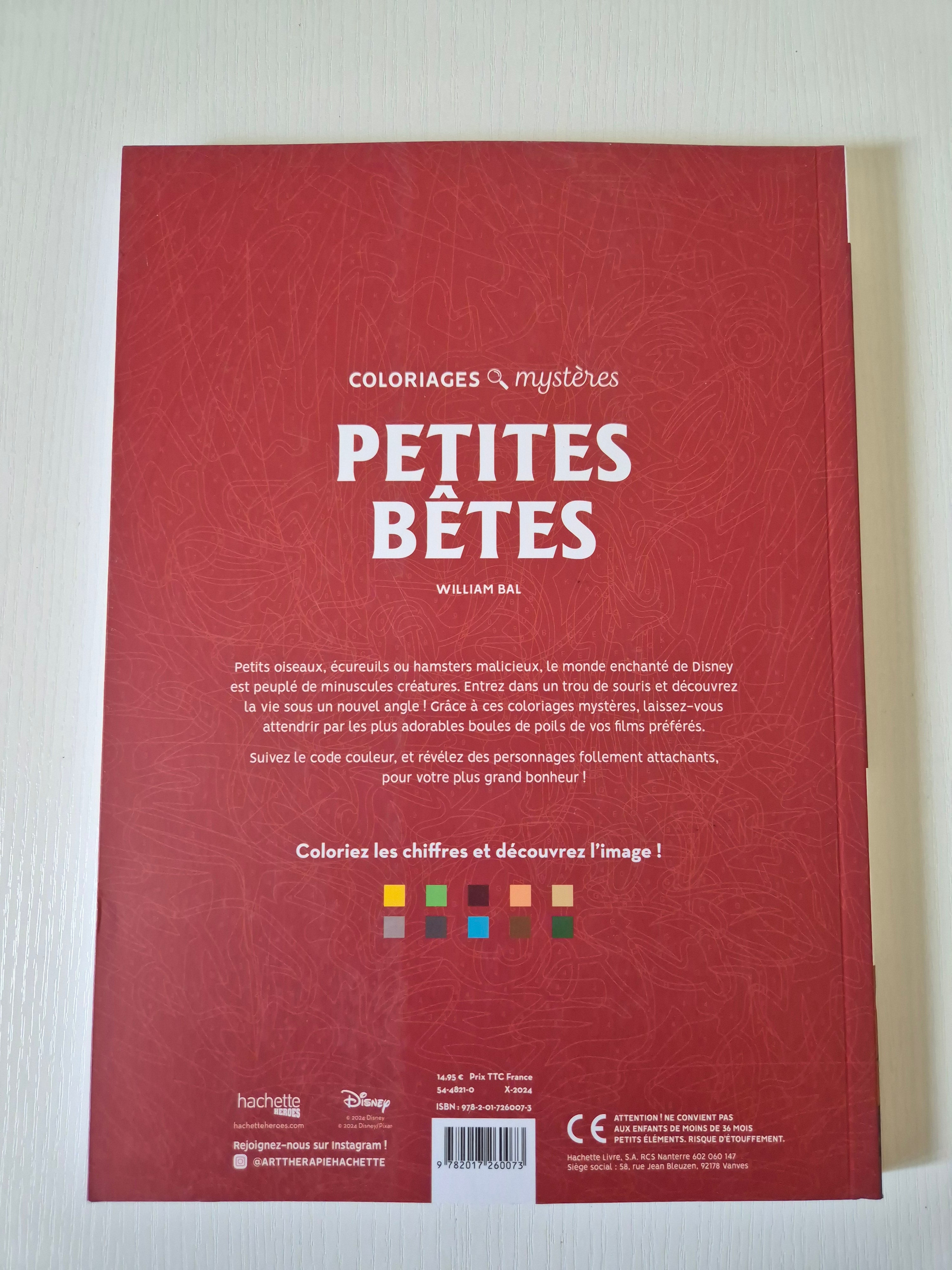 Disney Petites Bêtes – Coloriages Mystères