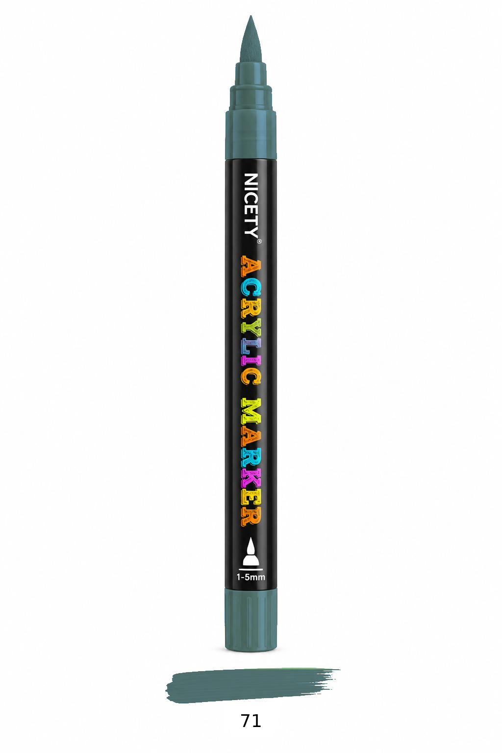 Feutre acrylique NICETY 120 Brush Tip – À l'unité