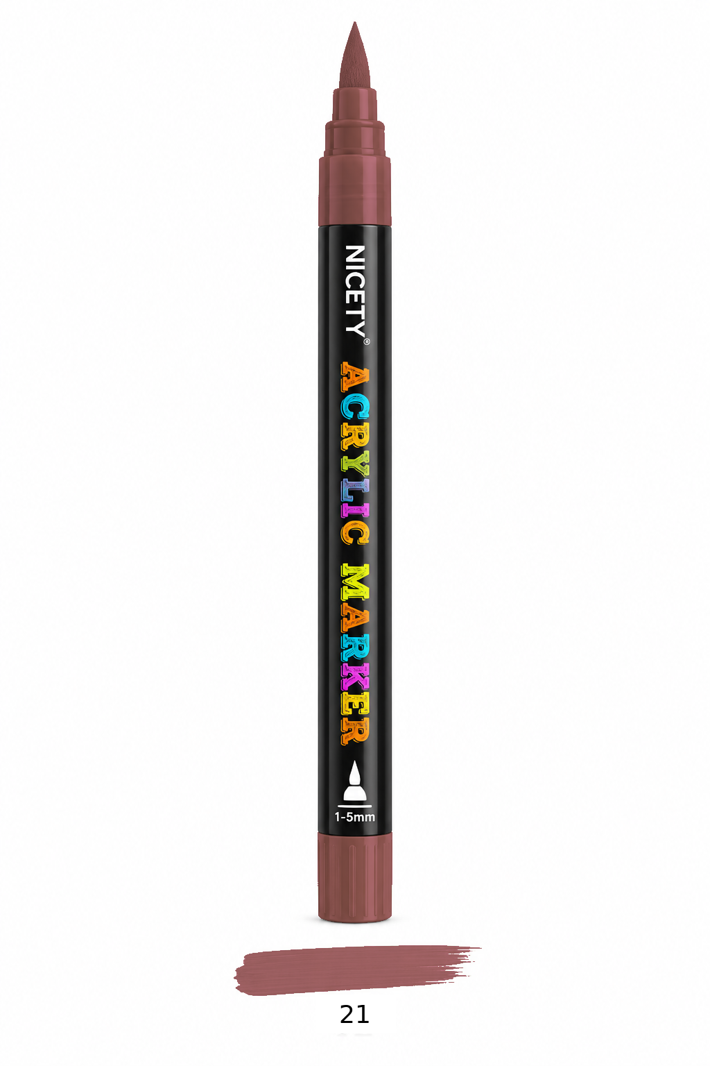 Feutre acrylique NICETY 120 Brush Tip – À l'unité