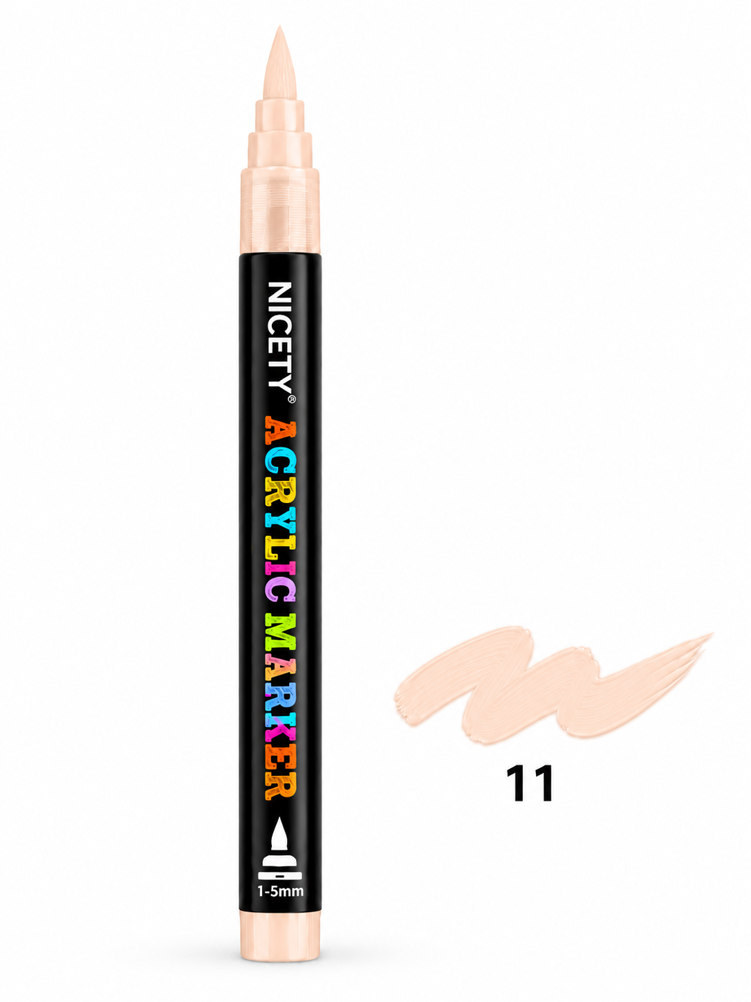 Feutre acrylique NICETY 180 Brush Tip – À l'unité