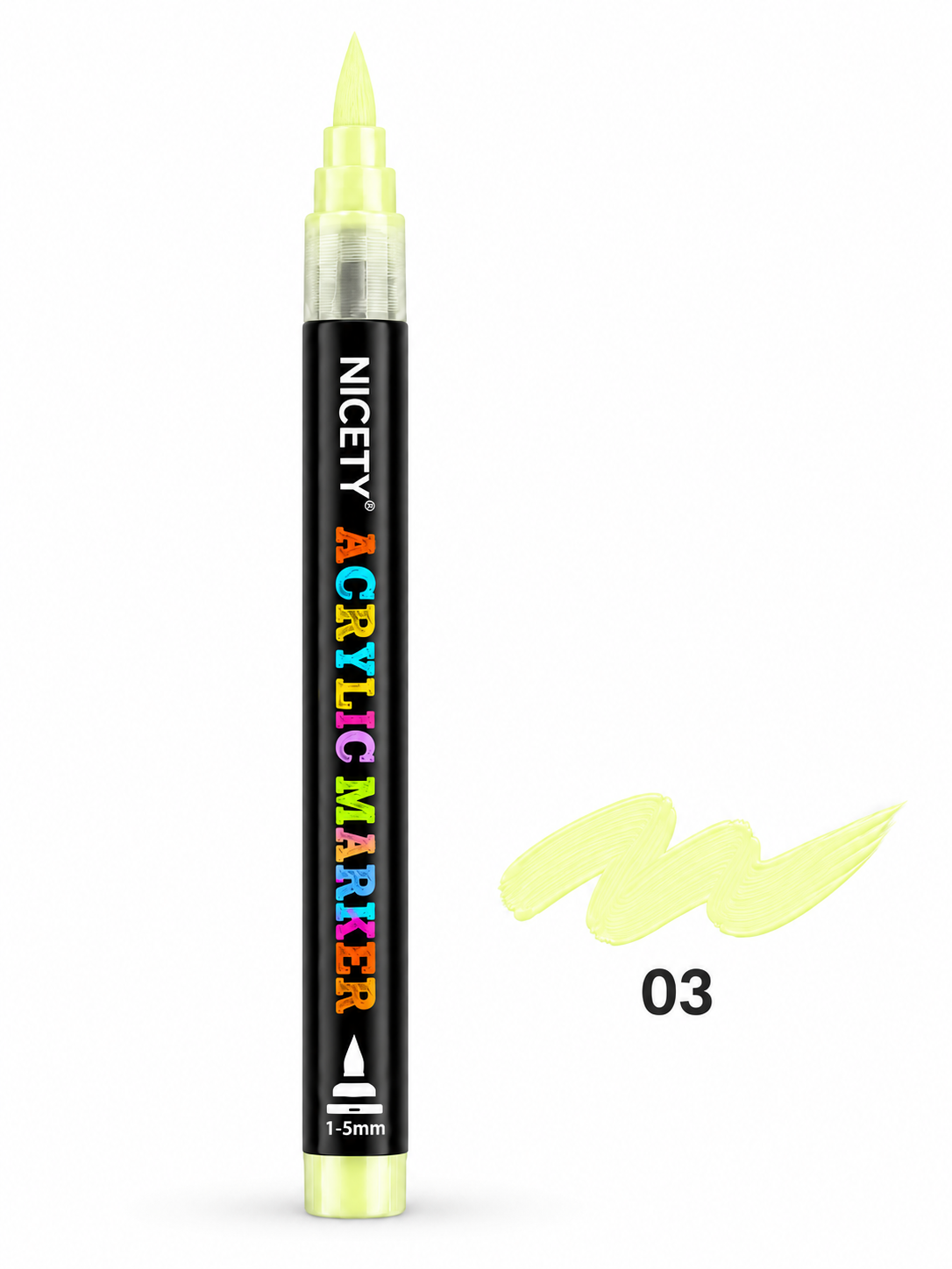 Feutre acrylique NICETY 180 Brush Tip – À l'unité