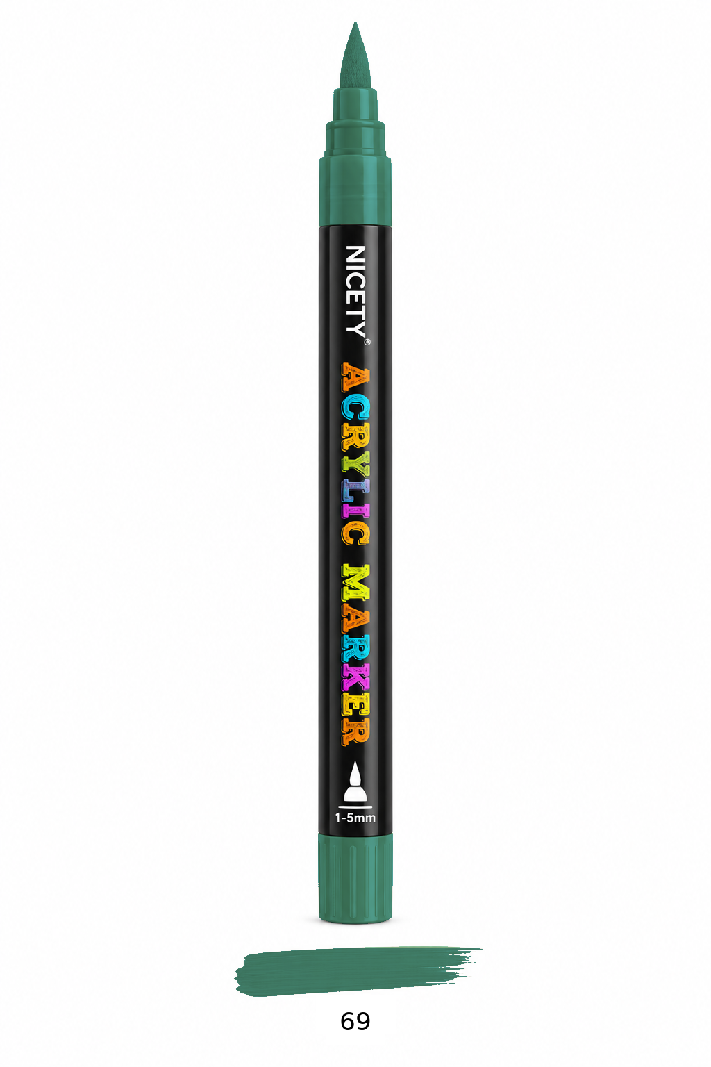 Feutre acrylique NICETY 120 Brush Tip – À l'unité