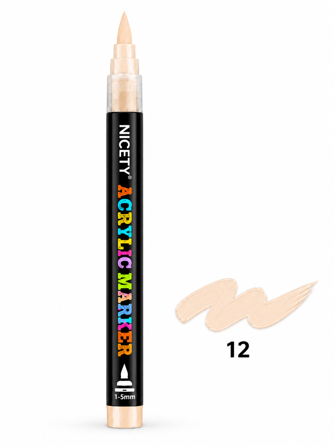 Feutre acrylique NICETY 180 Brush Tip – À l'unité