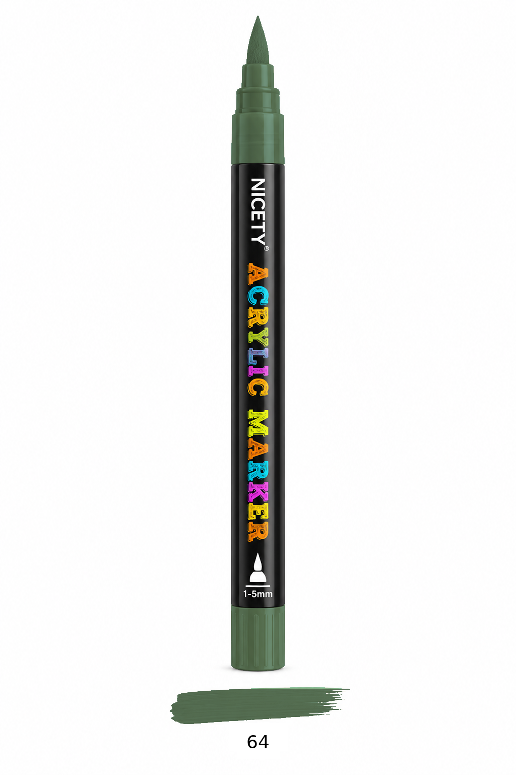 Feutre acrylique NICETY 120 Brush Tip – À l'unité