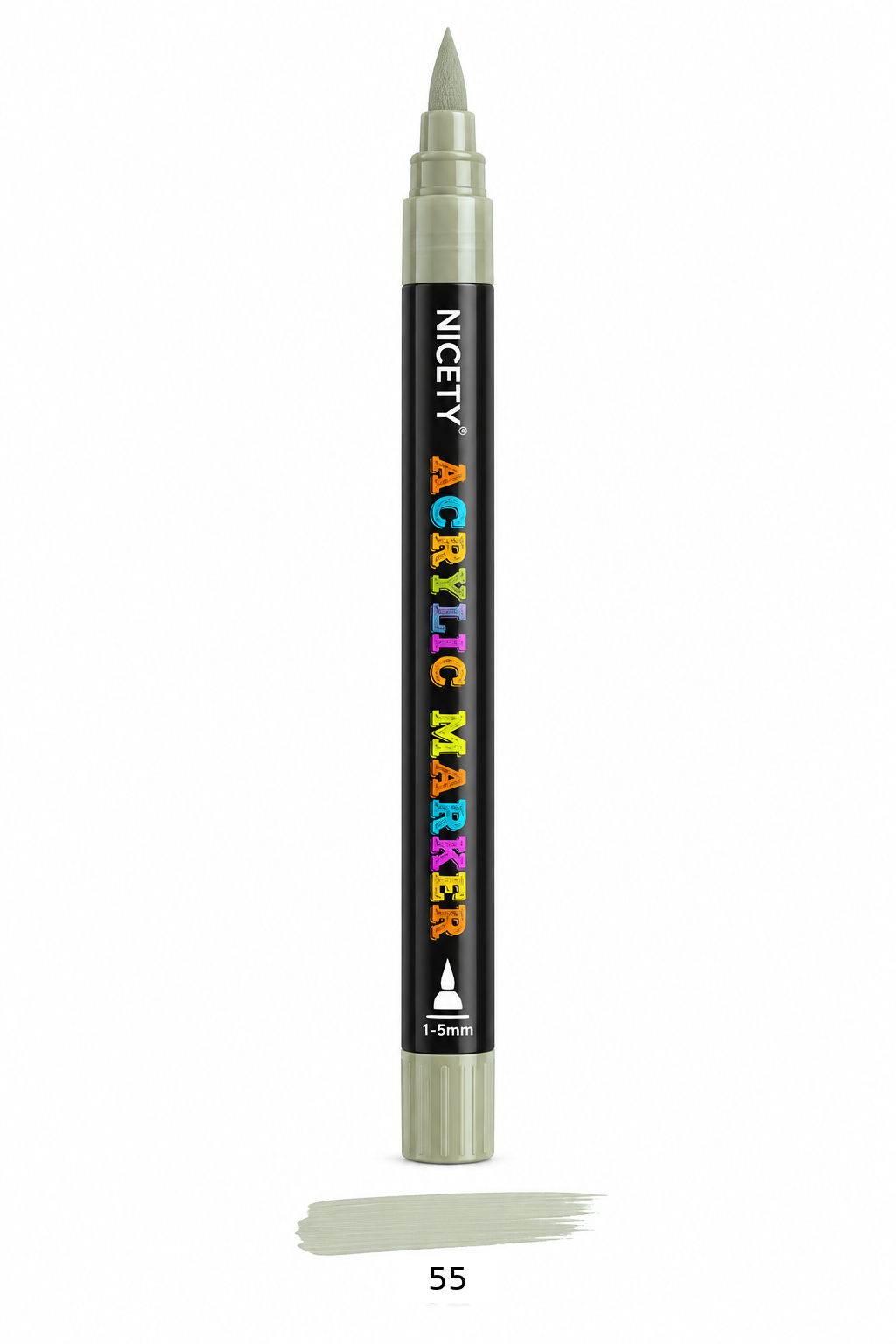 Feutre acrylique NICETY 120 Brush Tip – À l'unité