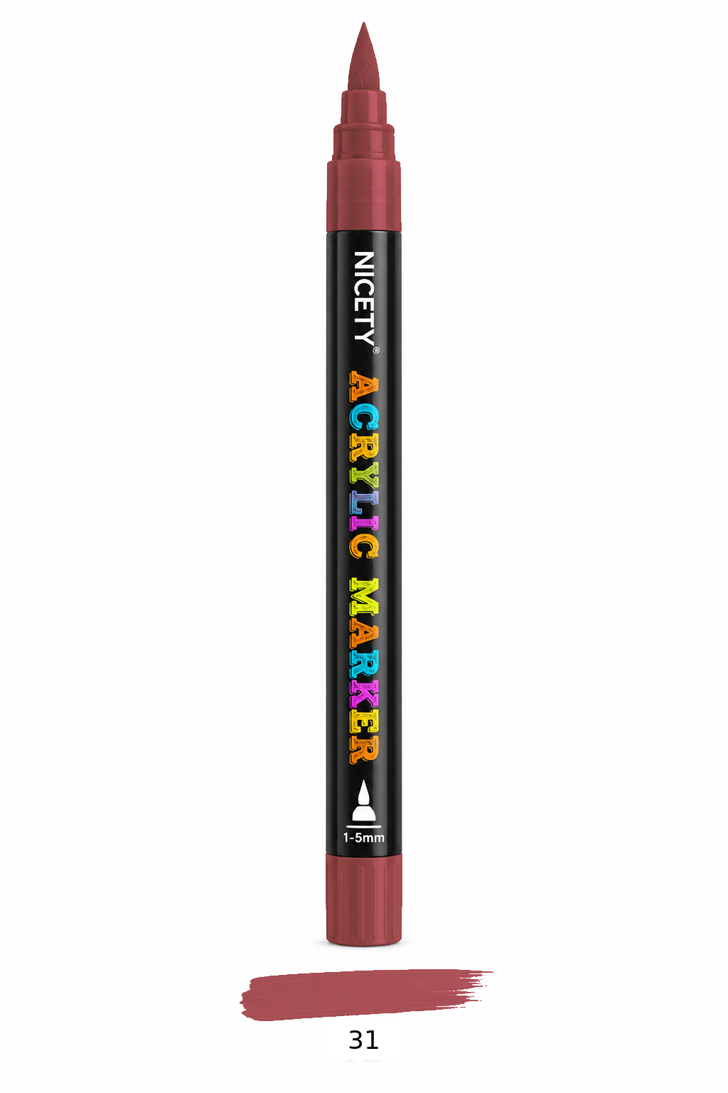 Feutre acrylique NICETY 120 Brush Tip – À l'unité
