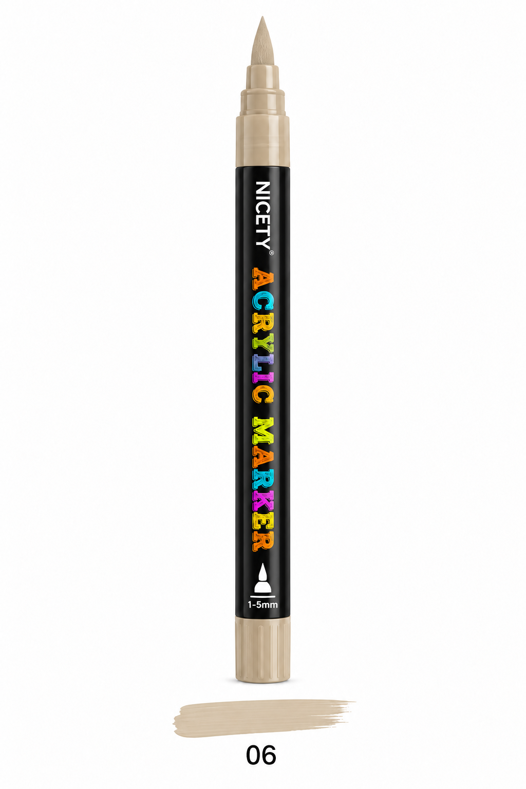 Feutre acrylique NICETY 120 Brush Tip – À l'unité
