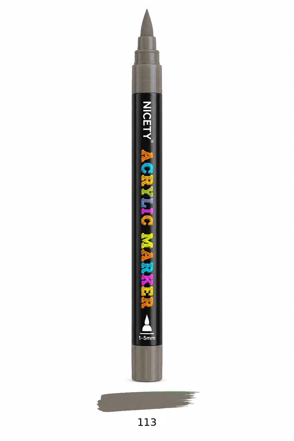 Feutre acrylique NICETY 120 Brush Tip – À l'unité