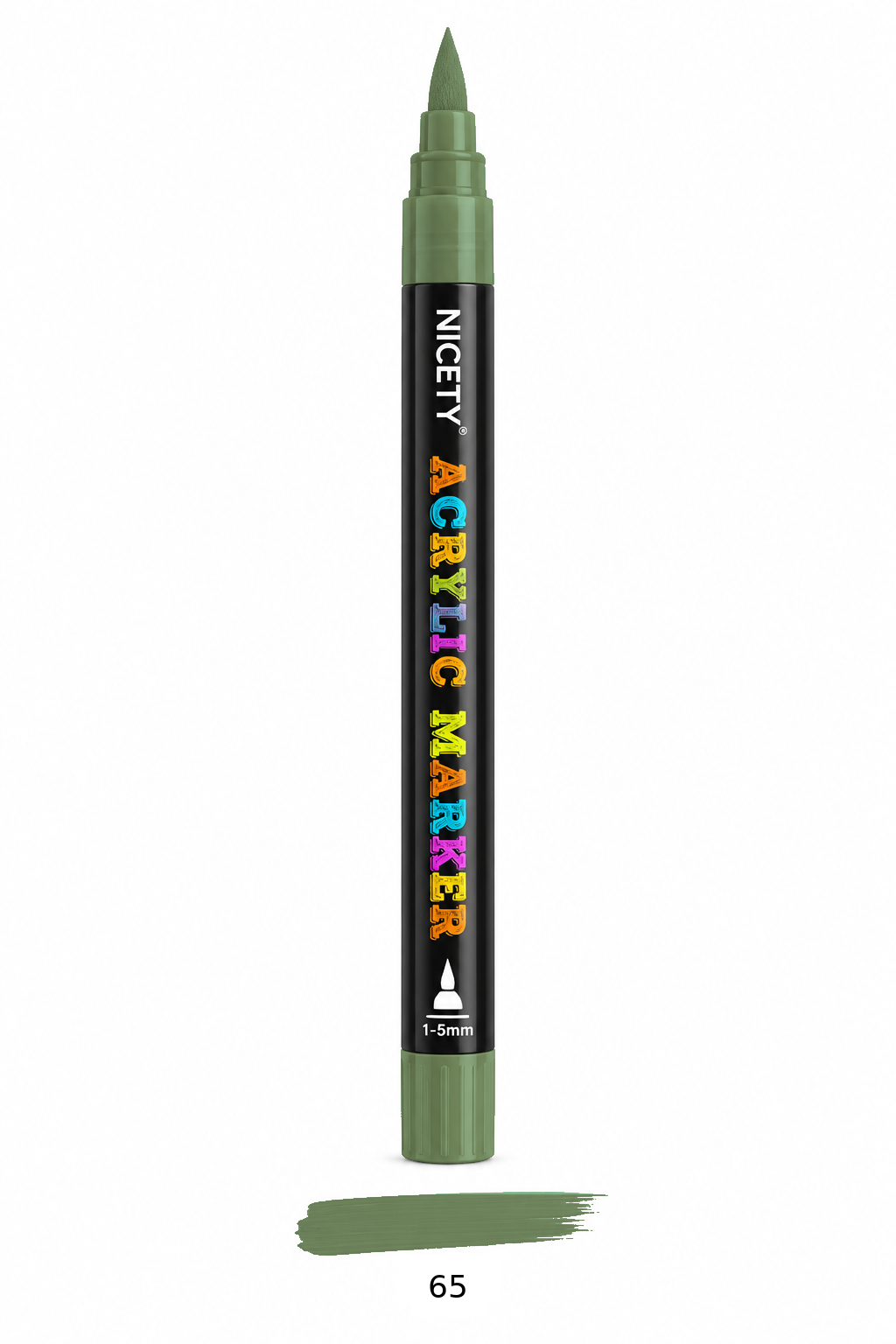 Feutre acrylique NICETY 120 Brush Tip – À l'unité