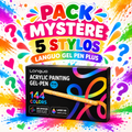 Pack Mystère — 5 Stylos Languo Gel Pen Plus