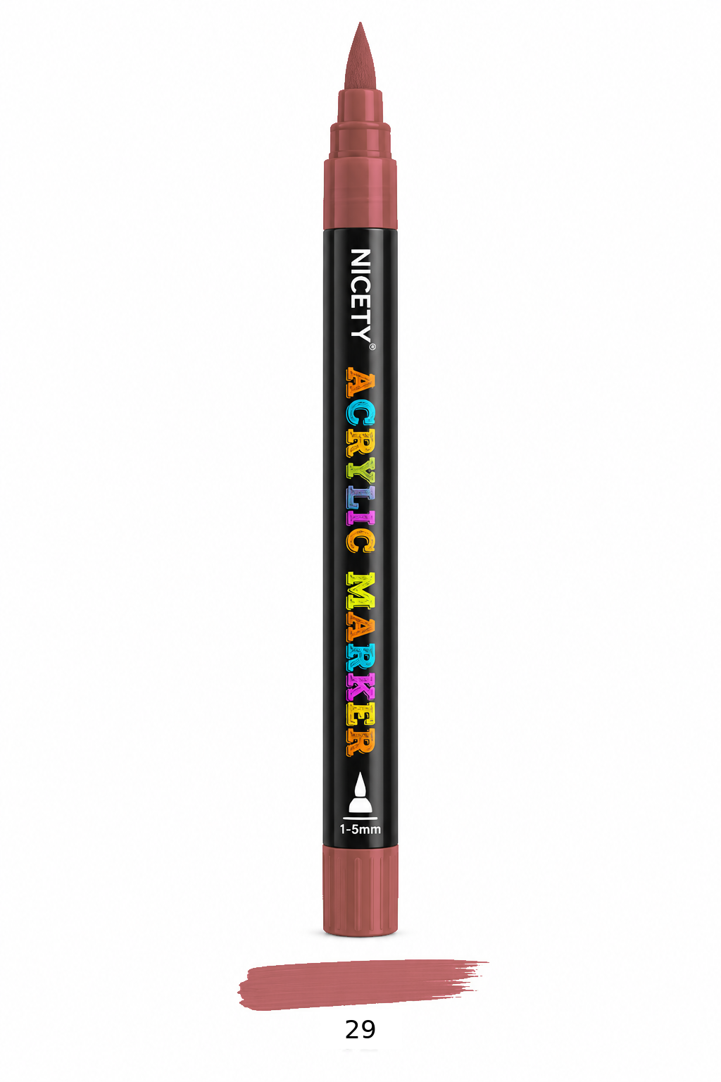 Feutre acrylique NICETY 120 Brush Tip – À l'unité