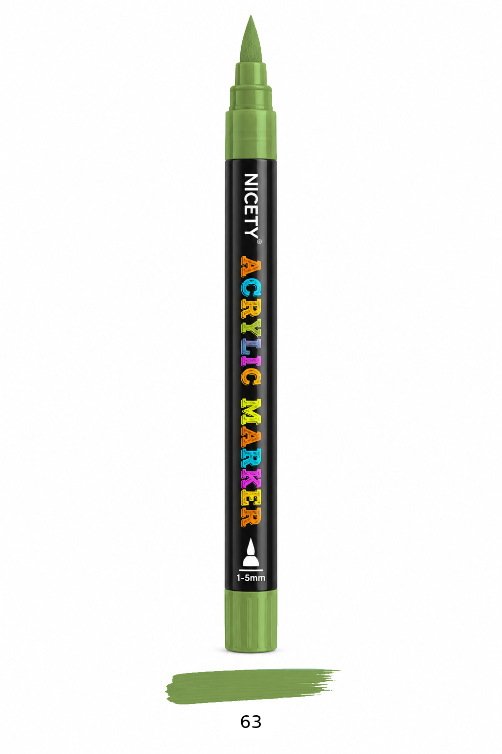 Feutre acrylique NICETY 120 Brush Tip – À l'unité