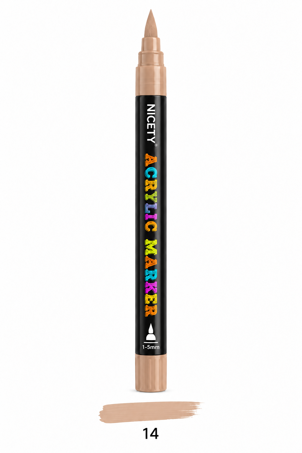 Feutre acrylique NICETY 120 Brush Tip – À l'unité