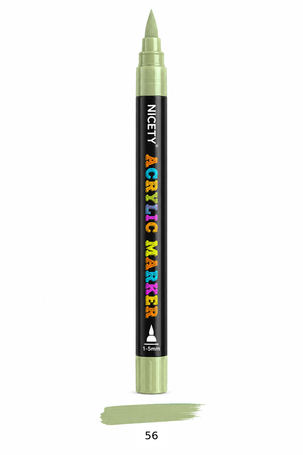 Feutre acrylique NICETY 120 Brush Tip – À l'unité