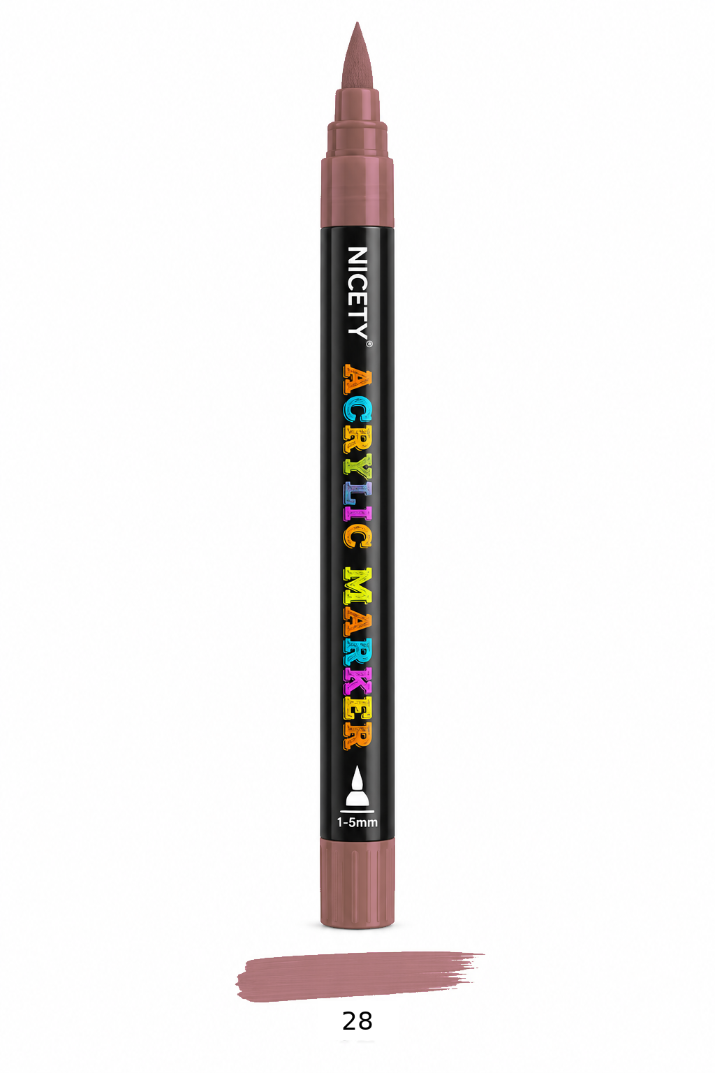 Feutre acrylique NICETY 120 Brush Tip – À l'unité