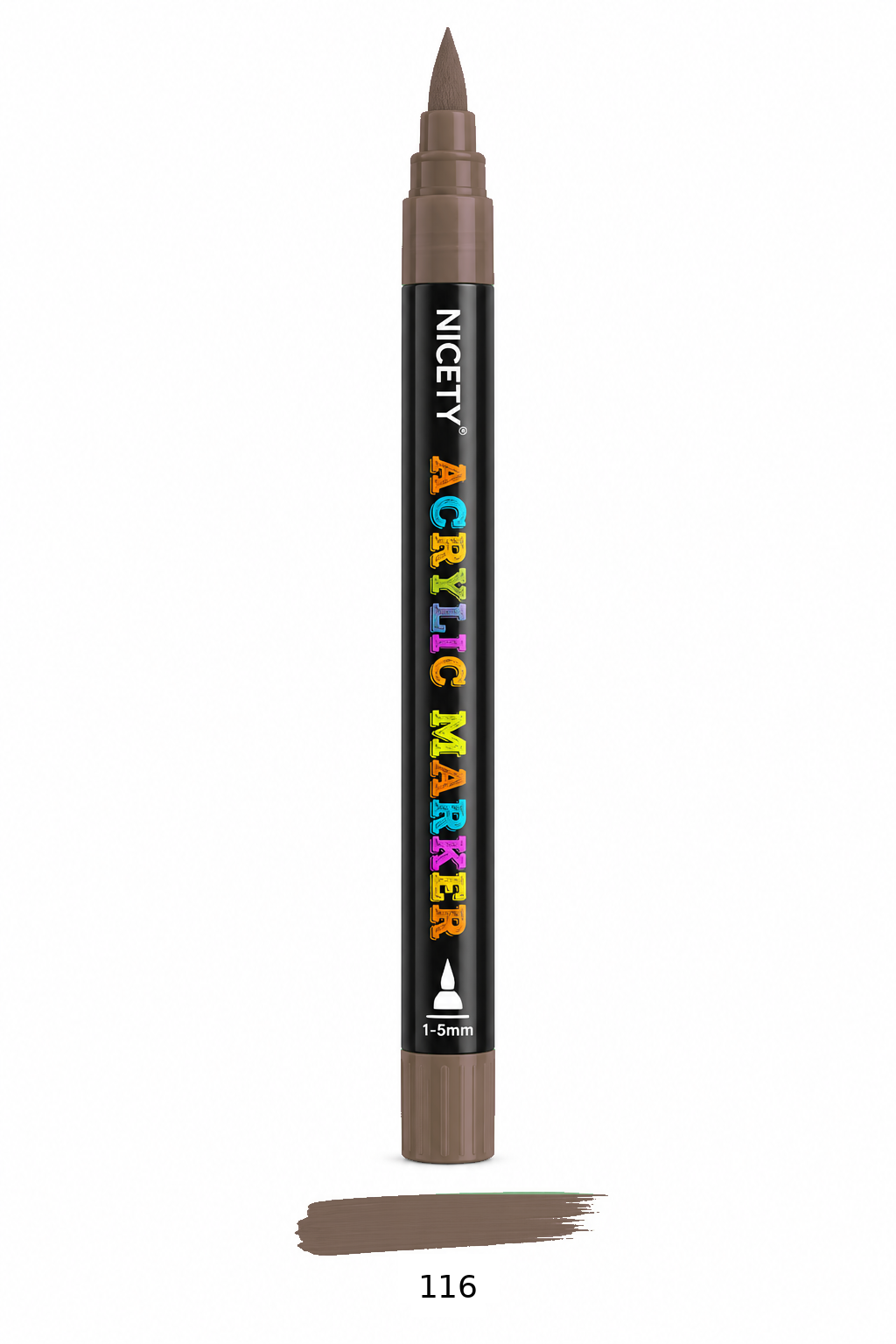 Feutre acrylique NICETY 120 Brush Tip – À l'unité