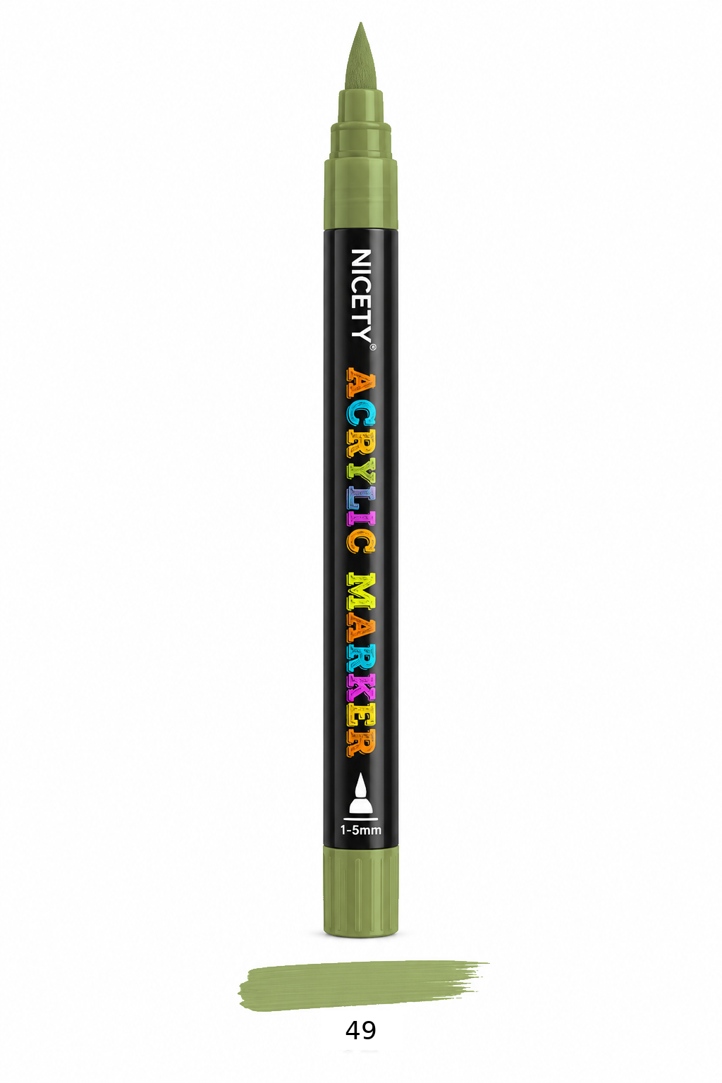 Feutre acrylique NICETY 120 Brush Tip – À l'unité
