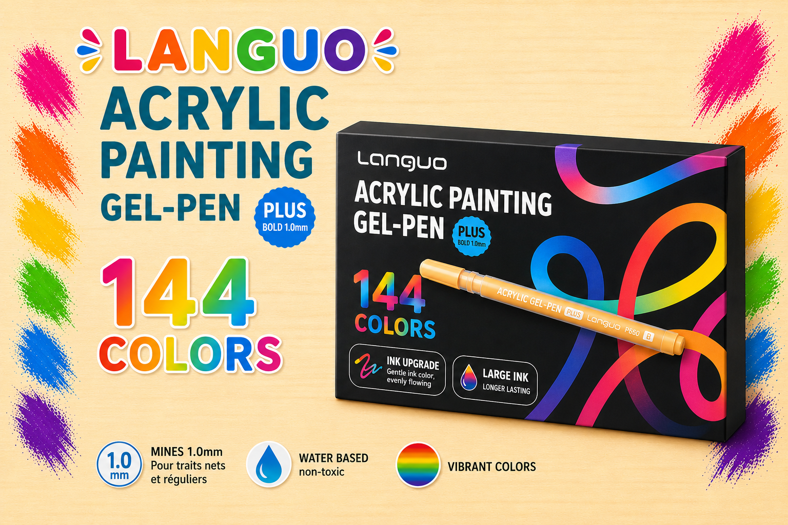 Languo Acrylic Painting Gel-Pen Plus