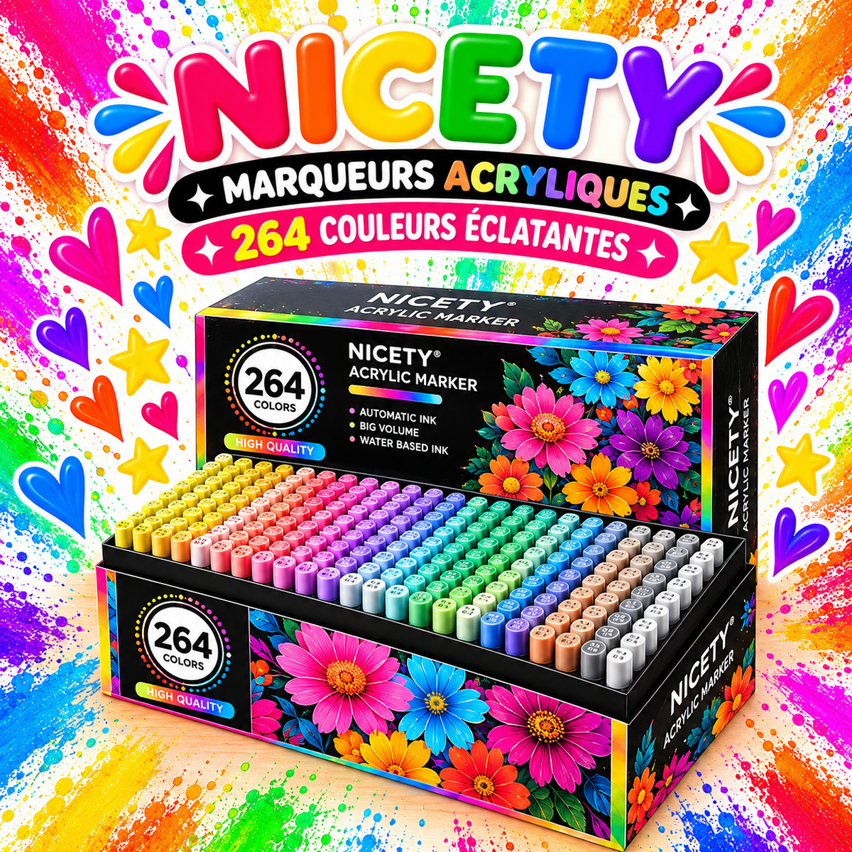 Feutre acrylique NICETY 264 Brush Tip – À l'unité