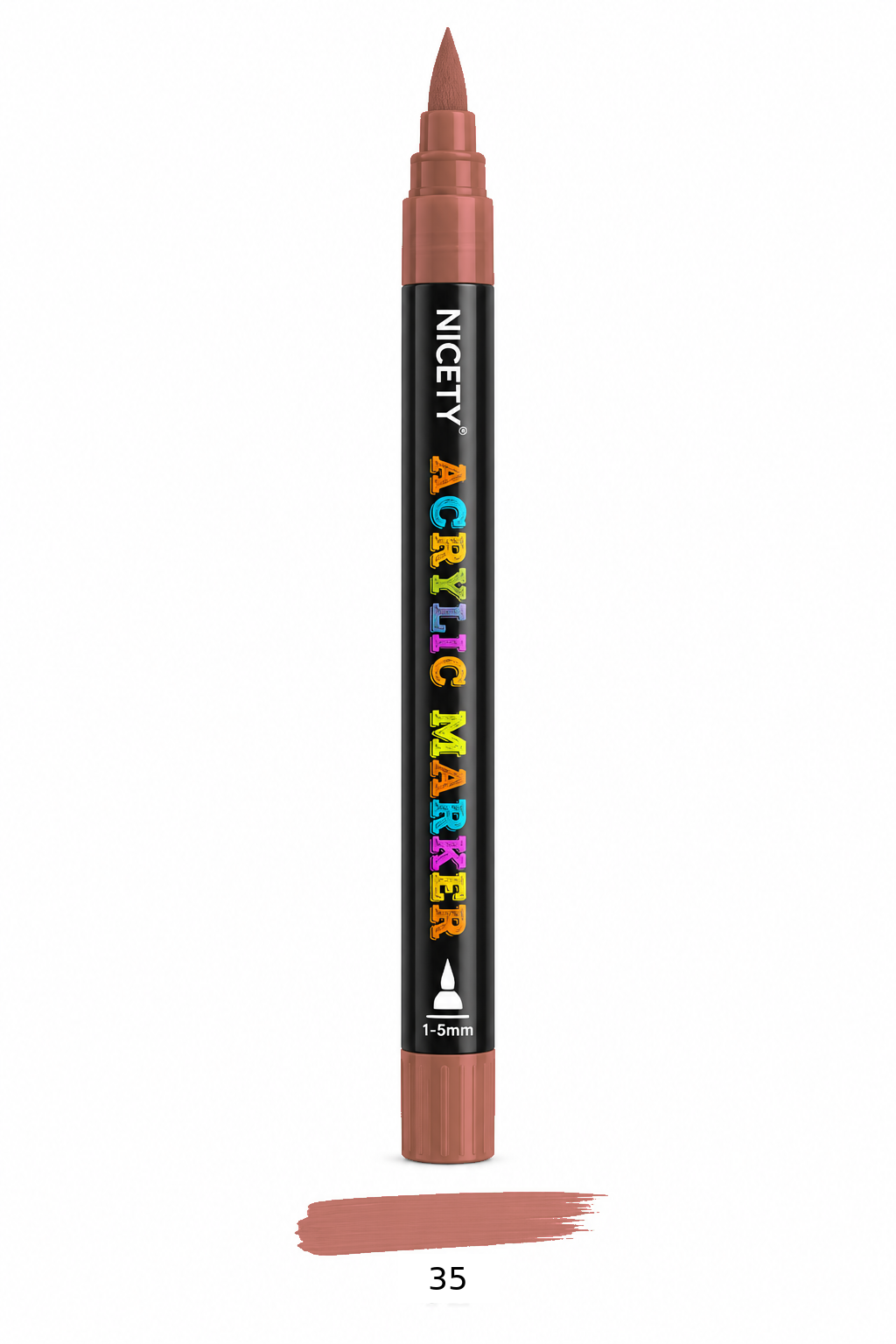 Feutre acrylique NICETY 120 Brush Tip – À l'unité