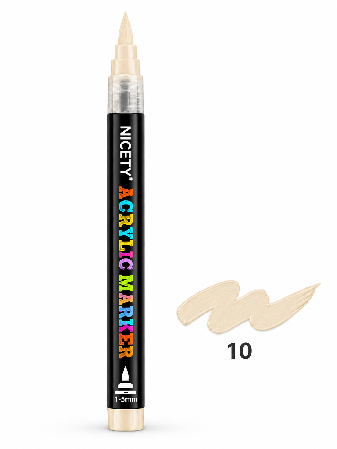 Feutre acrylique NICETY 180 Brush Tip – À l'unité