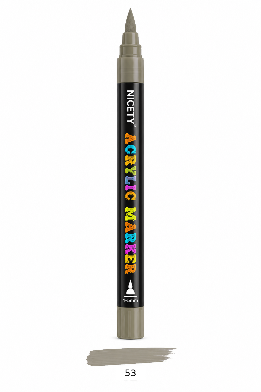 Feutre acrylique NICETY 120 Brush Tip – À l'unité